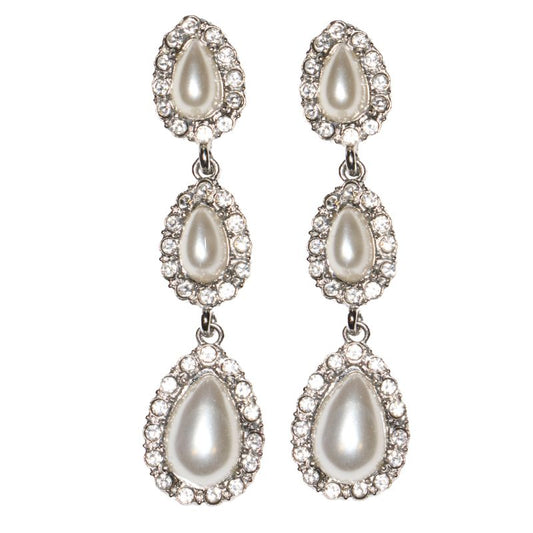Adrienne Vittadini Occasion Pearl Earrings-NWT