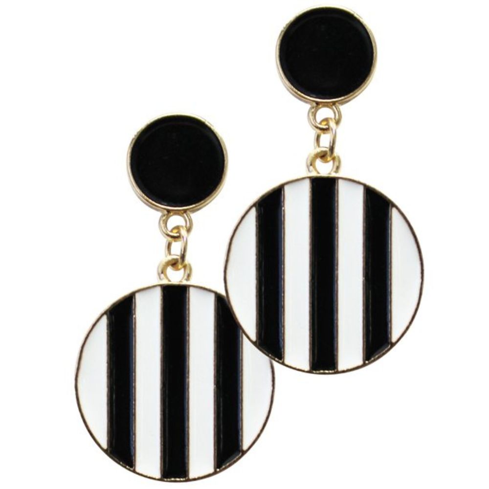 Black White Earrings-Multiple Options
