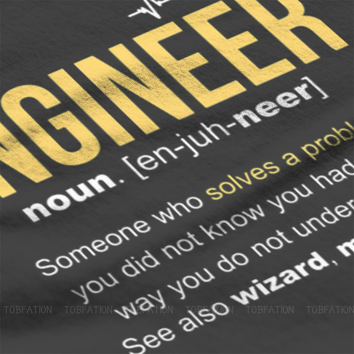 Engineer Definition Unisex T Shirt-Black