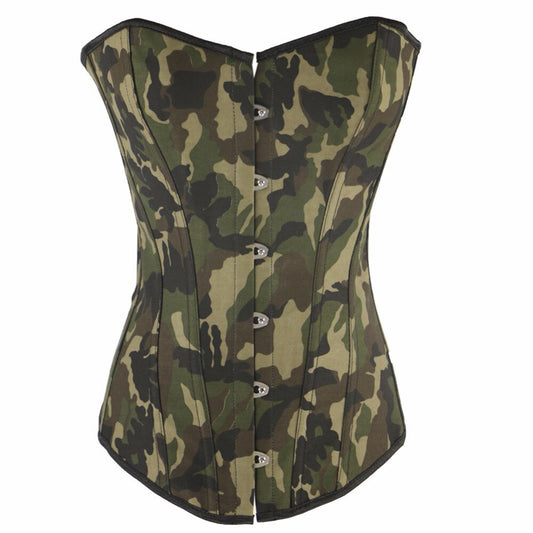 Camo Print Corset Top