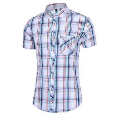 Plaid Short Sleeve Shirt-Multiple Options