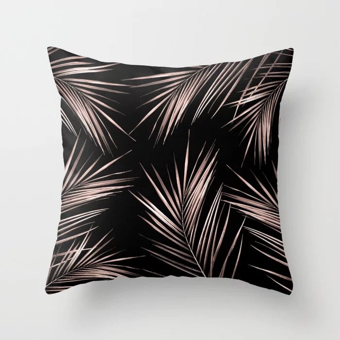 Black And White Throw Pillow Cushion Cover-Multiple Options