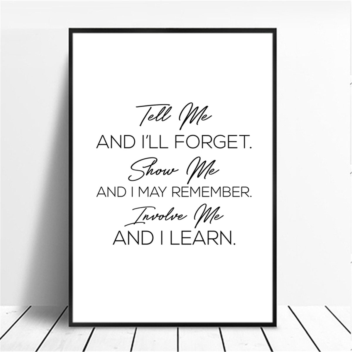 Black and White Motivational Art Prints-Multiple Options