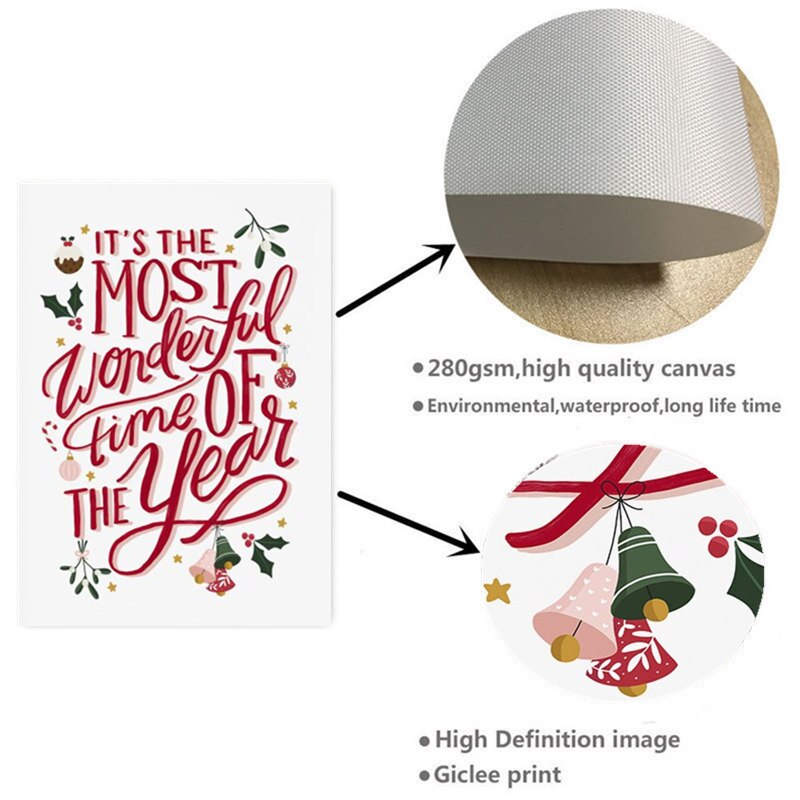 Christmas Canvas Wall Art Prints-Multiple Options