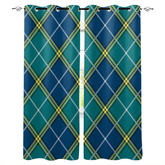 Plaid Curtains/Drapes-Multiple Options