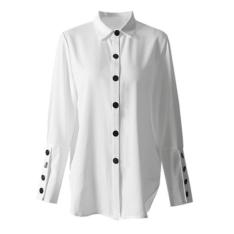 Lantern Long Sleeve Shirt Sleeveless Crop Top-Multi