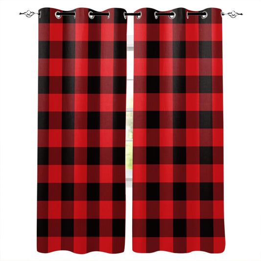 Plaid Curtains/Drapes-Multiple Options