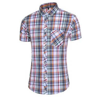 Plaid Short Sleeve Shirt-Multiple Options