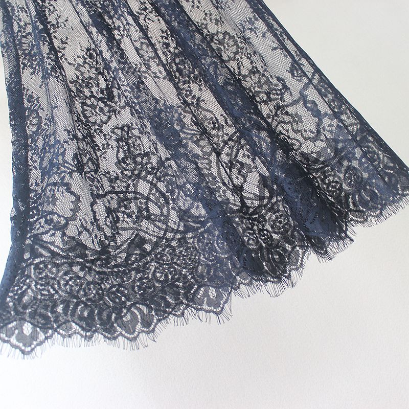 Hot Summer Women Lace Skirts Fashion Solid Casual Mesh Tulle Skirt Hollow Out Short Pencil Elegant Elastic Black White Skirt