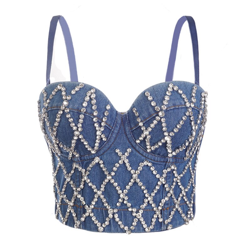 Denim Crop Top-Multiple Options