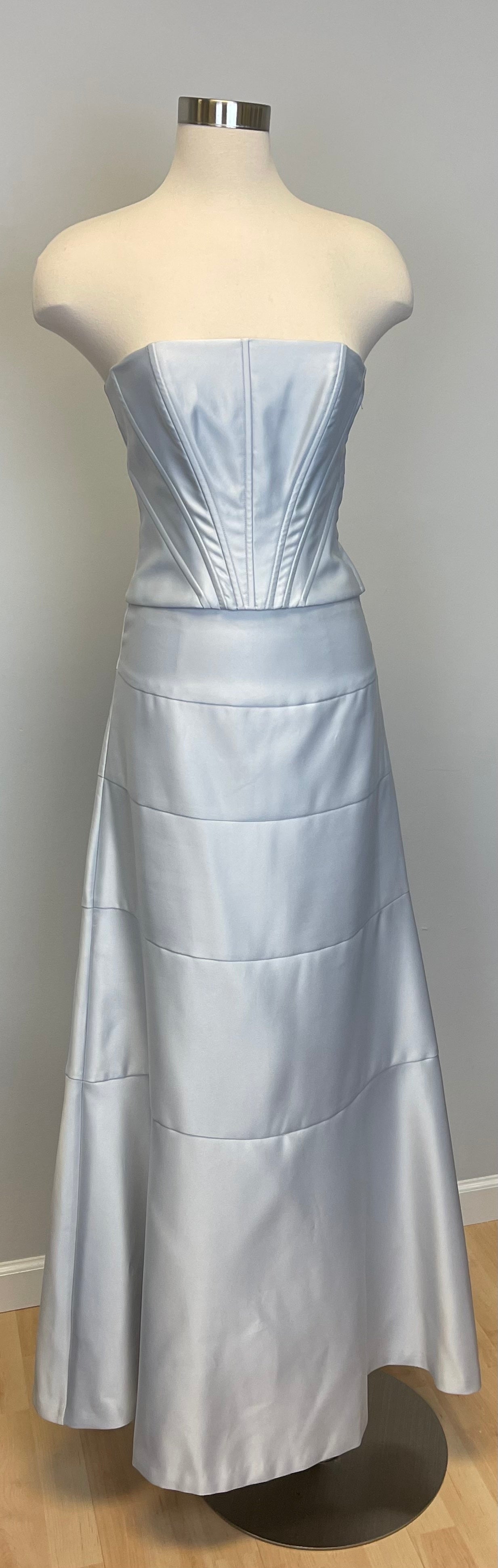 BCBG MaxAzria Corset Top & Skirt-Vintage/Silver EUC