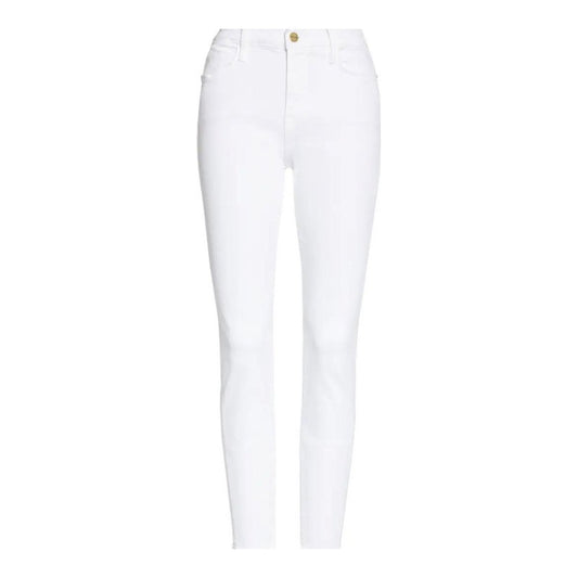 Frame Le High Ankle Skinny Jeans-White NWOT