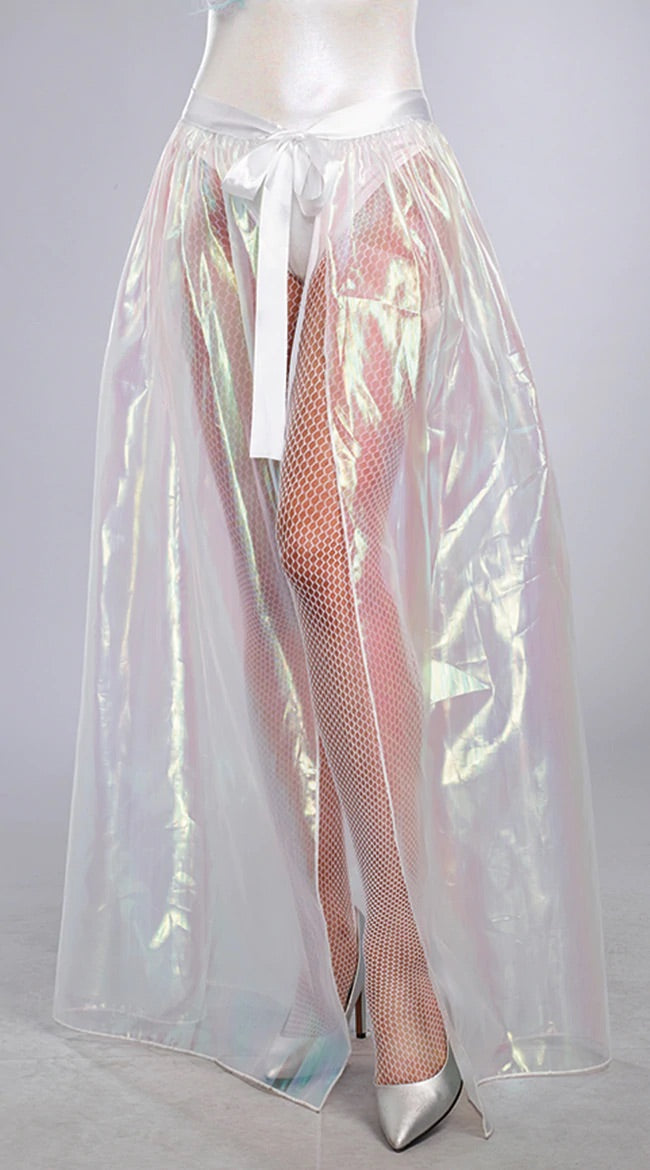 Ghost Body Suit with Iridescent Skirt- Size S/M