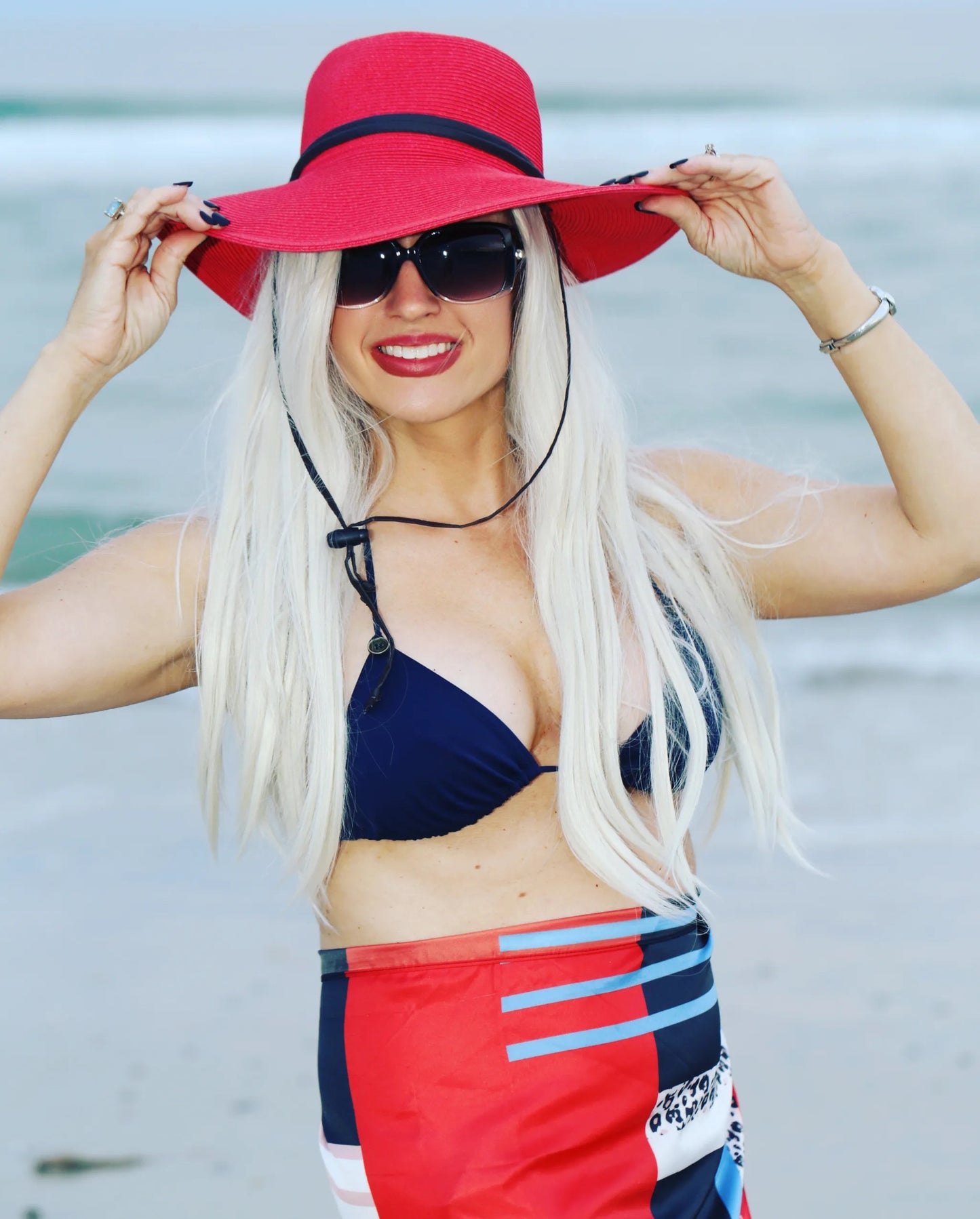 San Diego Hat Company The Perfect Unisex Garden Hat- Red