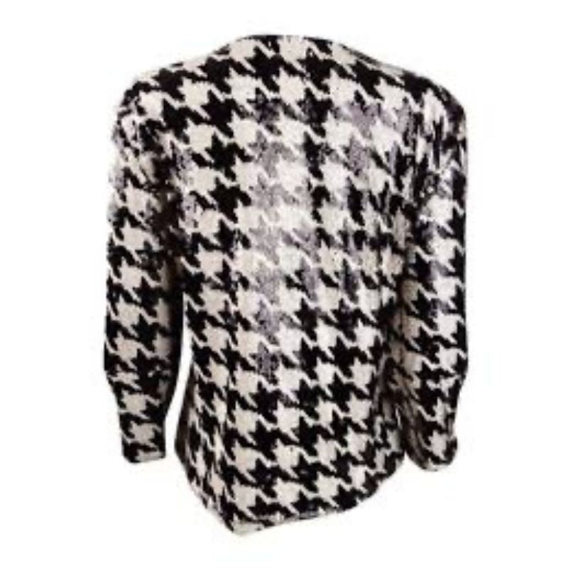 INC Glitz Runway Houndstooth Sequin Blazer Jacket NWT
