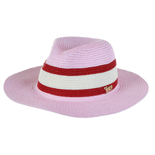 Juicy Couture Stripe Sun Hat-Pink