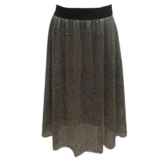 LulaRoe Lola Skirt/Dress-Silver NWT