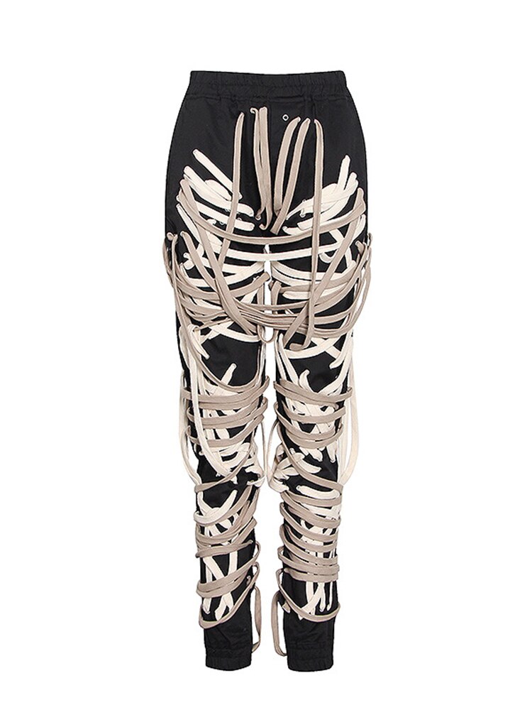 Harem Pants-Red/Black/White/Beige