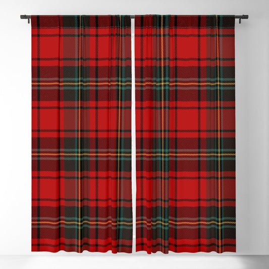Tartan Plaid Blackout Curtain Drapes-Multiple Options