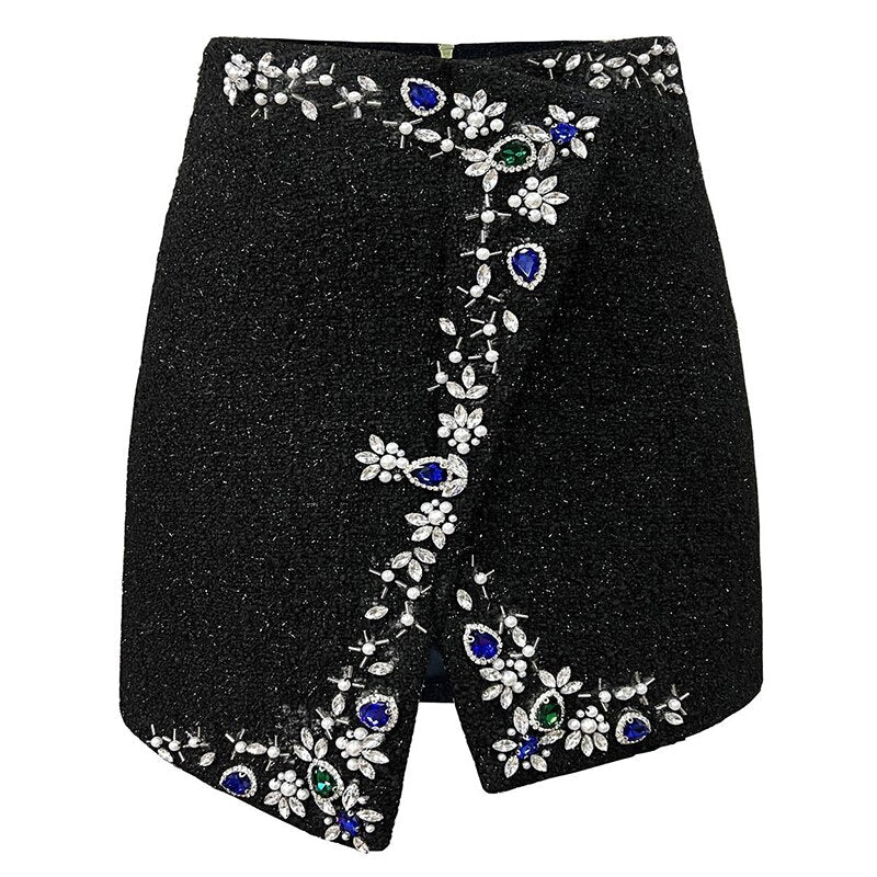 Woolen Beaded Skirt