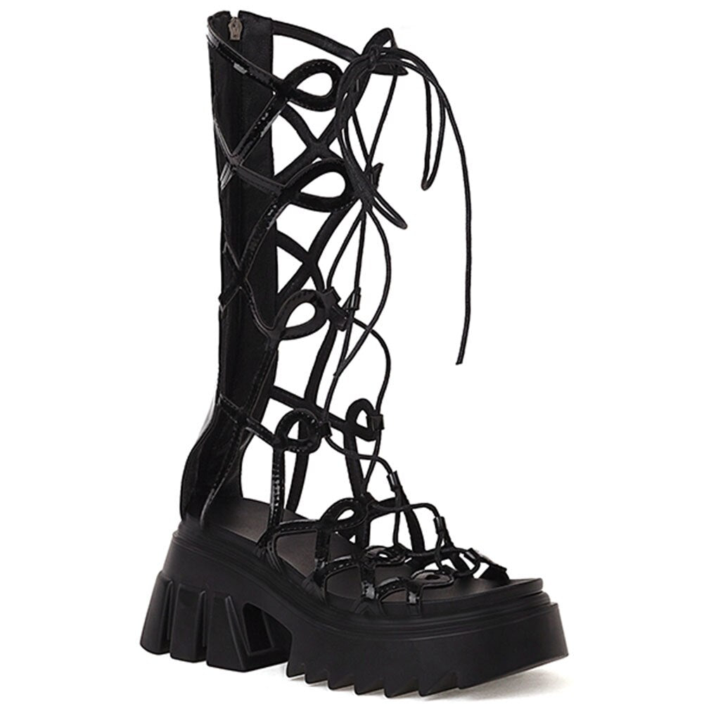 Gladiator Platform Sandals-Multiple Options