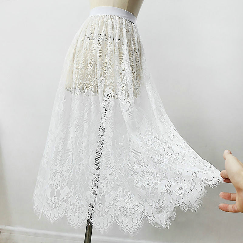 Lace Maxi Skirt-Multiple Options