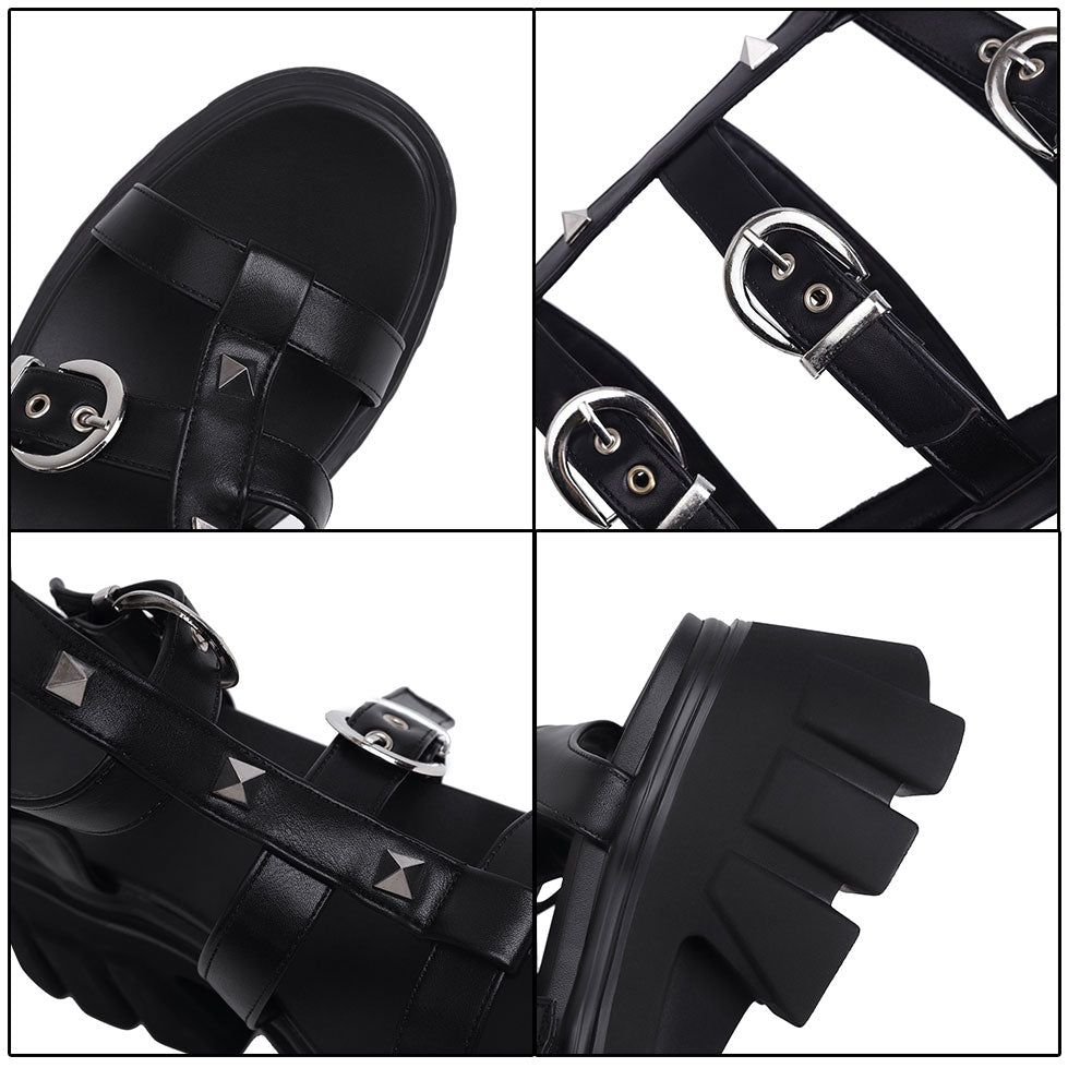 Gladiator Platform Sandals-Multiple Options