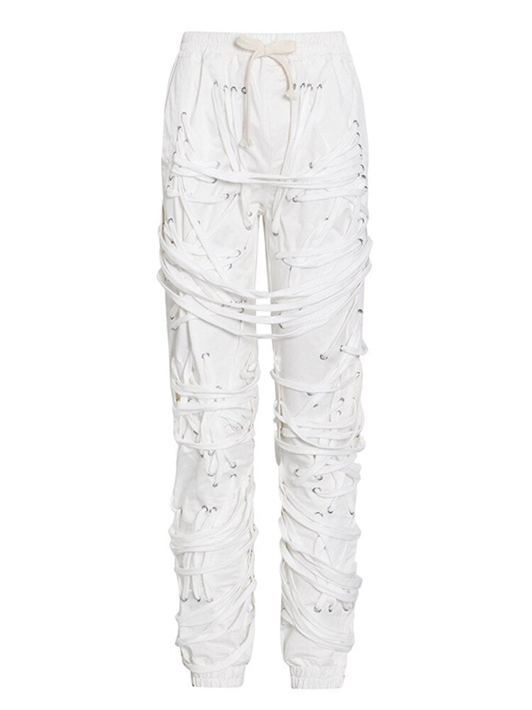 Harem Pants-Red/Black/White/Beige
