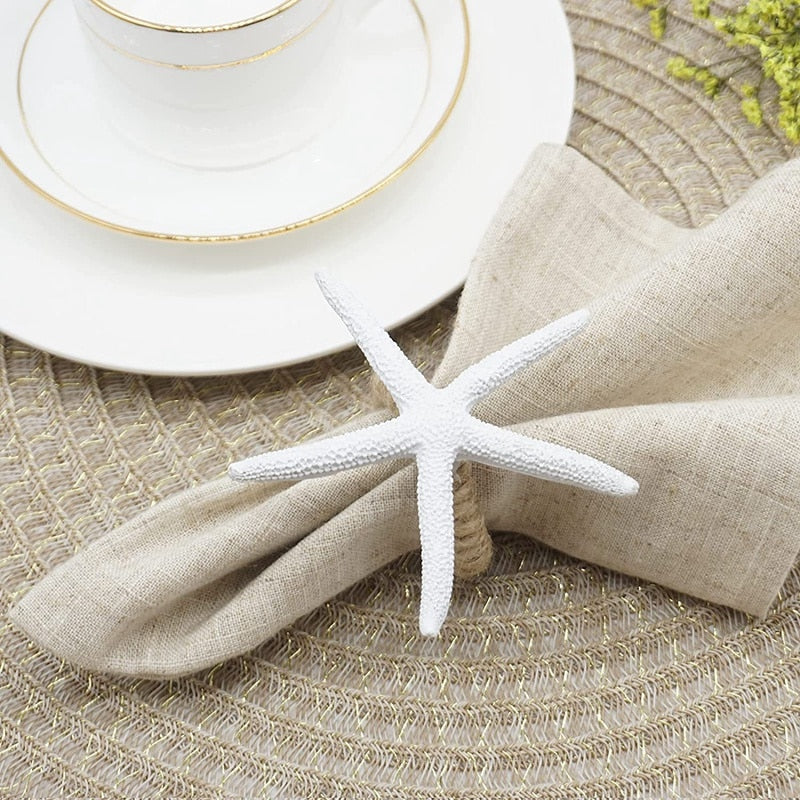 Starfish Napkin Rings-Set of 8
