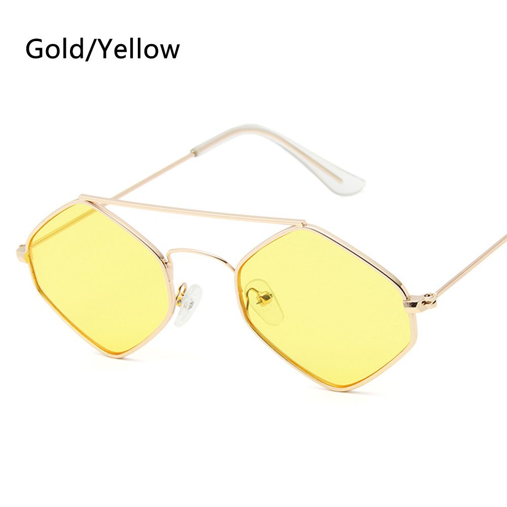 Vintage Retro Rimless Rectangle Unisex Sunglasses-Multiple Options