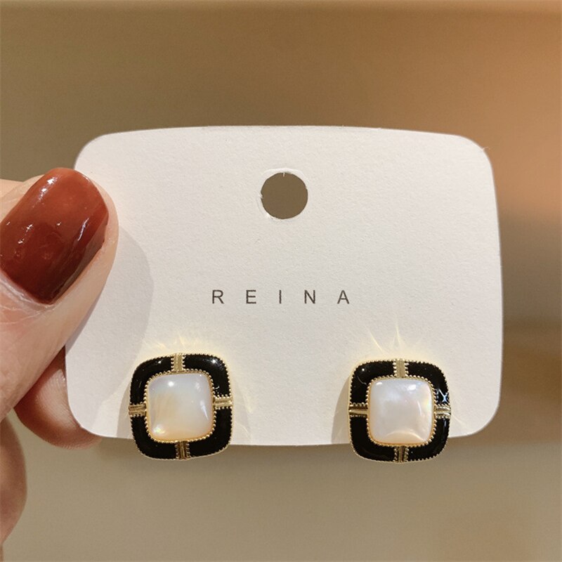 Black White Earrings-Multiple Options