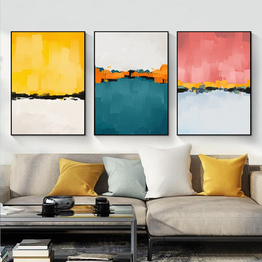 Mid Century Modern Abstract Wall Art Prints-Multiple Options