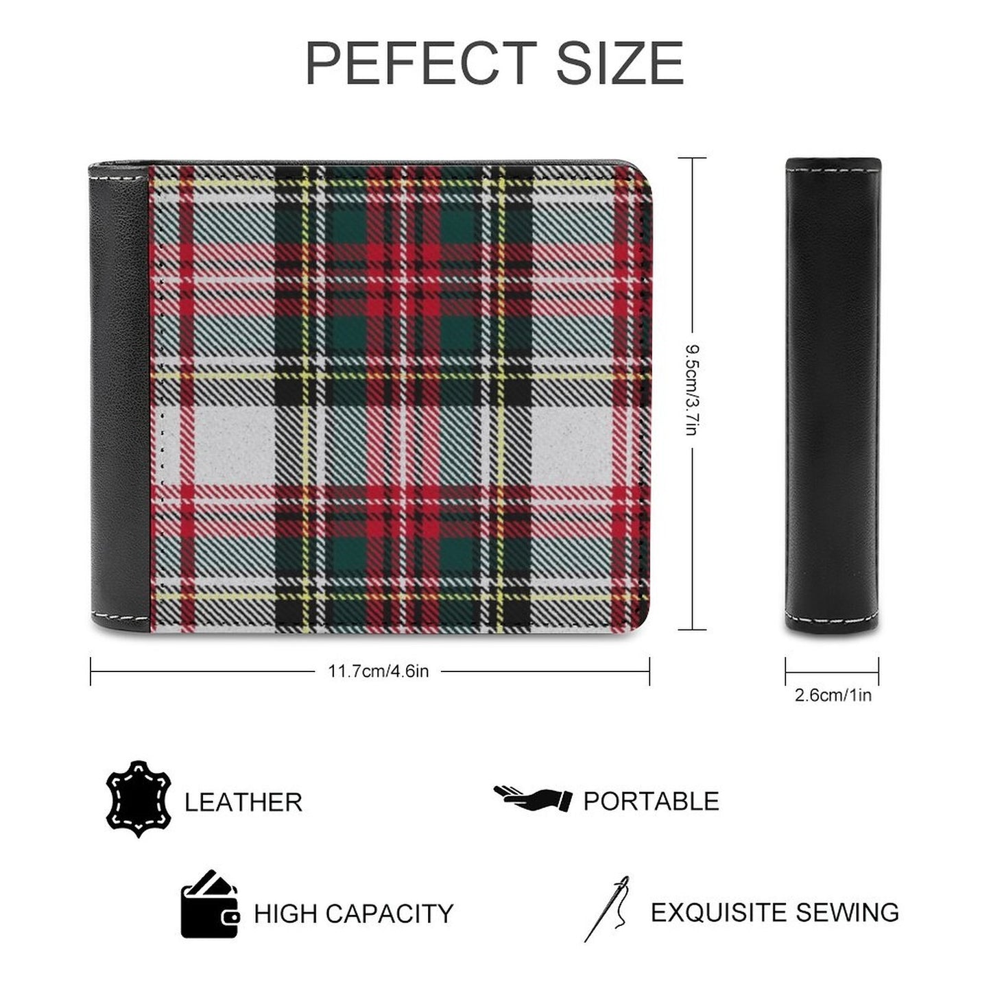 Stewart Tartan Plaid Wallet