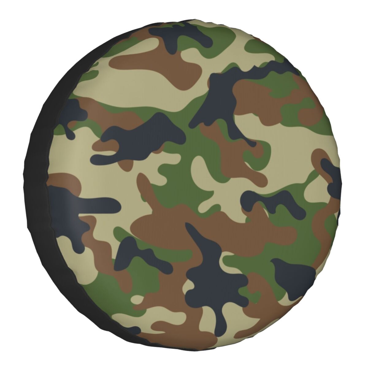 Green Brown Military Camouflage Spare Tire Cover-Multiple Options