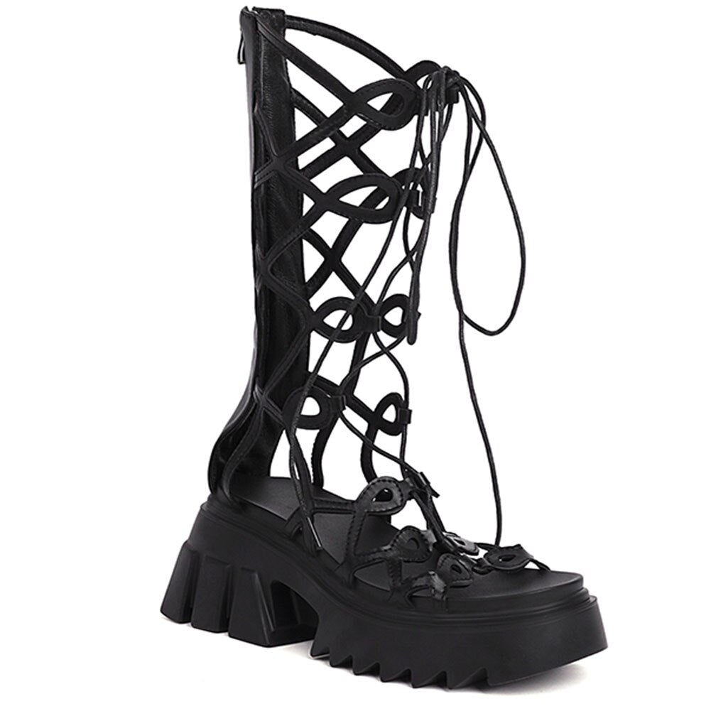 Gladiator Platform Sandals-Multiple Options