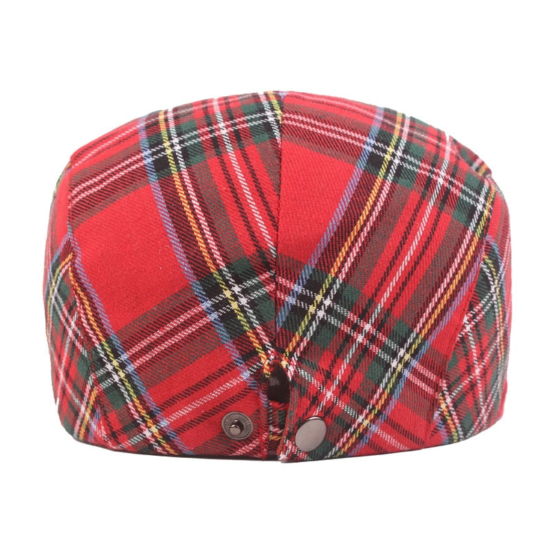 Vintage Plaid Beret Hat-Multiple Options