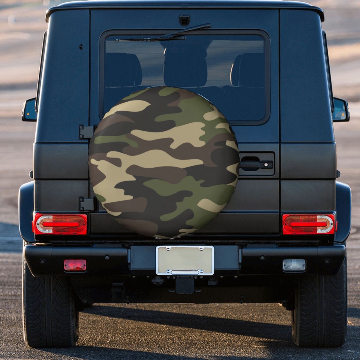 Green Brown Military Camouflage Spare Tire Cover-Multiple Options