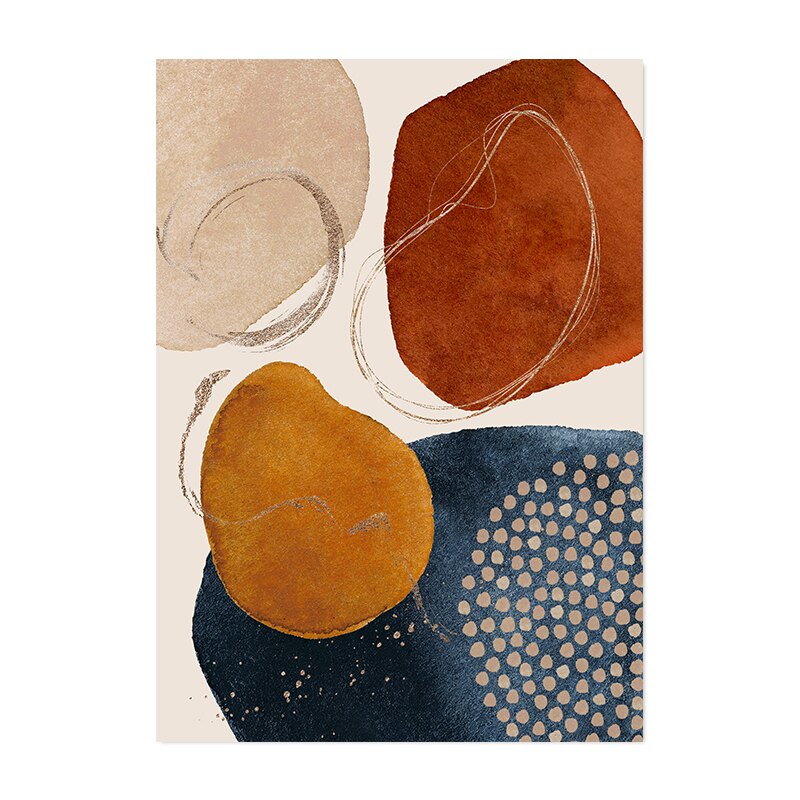Mid Century Modern Abstract Wall Art Prints-Multiple Options