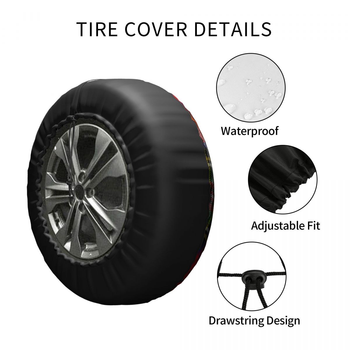 Plaid Spare Tire Cover-Multiple Options