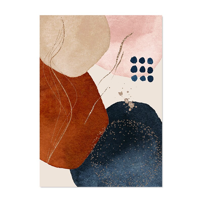 Mid Century Modern Abstract Wall Art Prints-Multiple Options