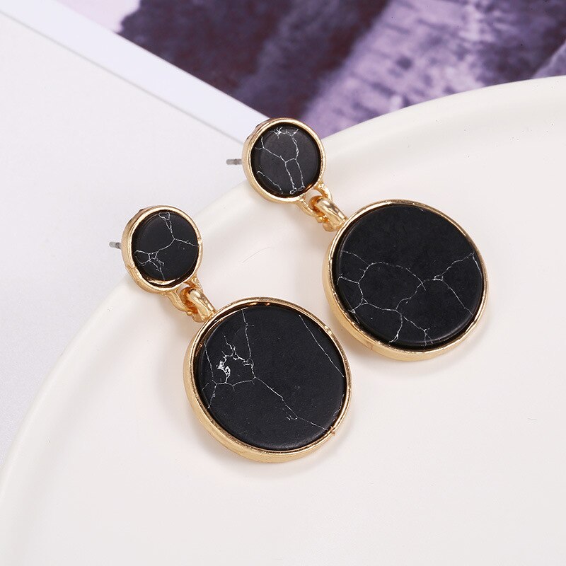 Black White Earrings-Multiple Options