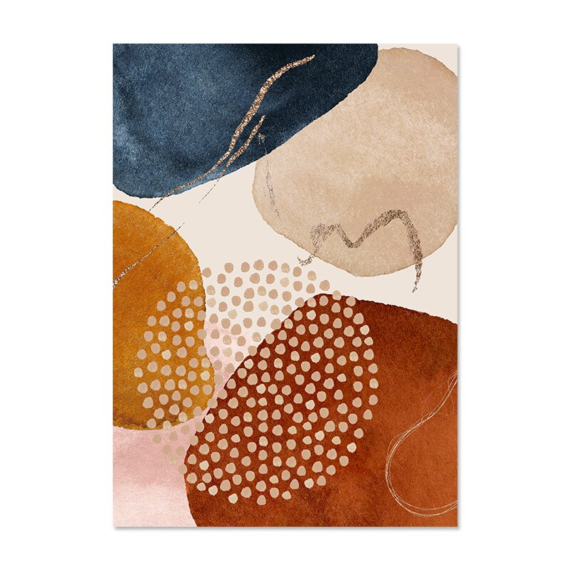 Mid Century Modern Abstract Wall Art Prints-Multiple Options