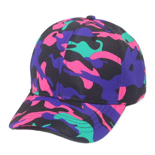 Camo Unisex Ballcap-Multi Colored