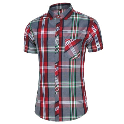 Plaid Short Sleeve Shirt-Multiple Options