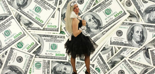 Maid Costume Kit with Grace Karin Women 50s Petticoat Skirt