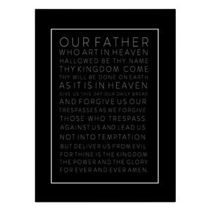 Framed SS Print Shop "The Lords Prayer Print