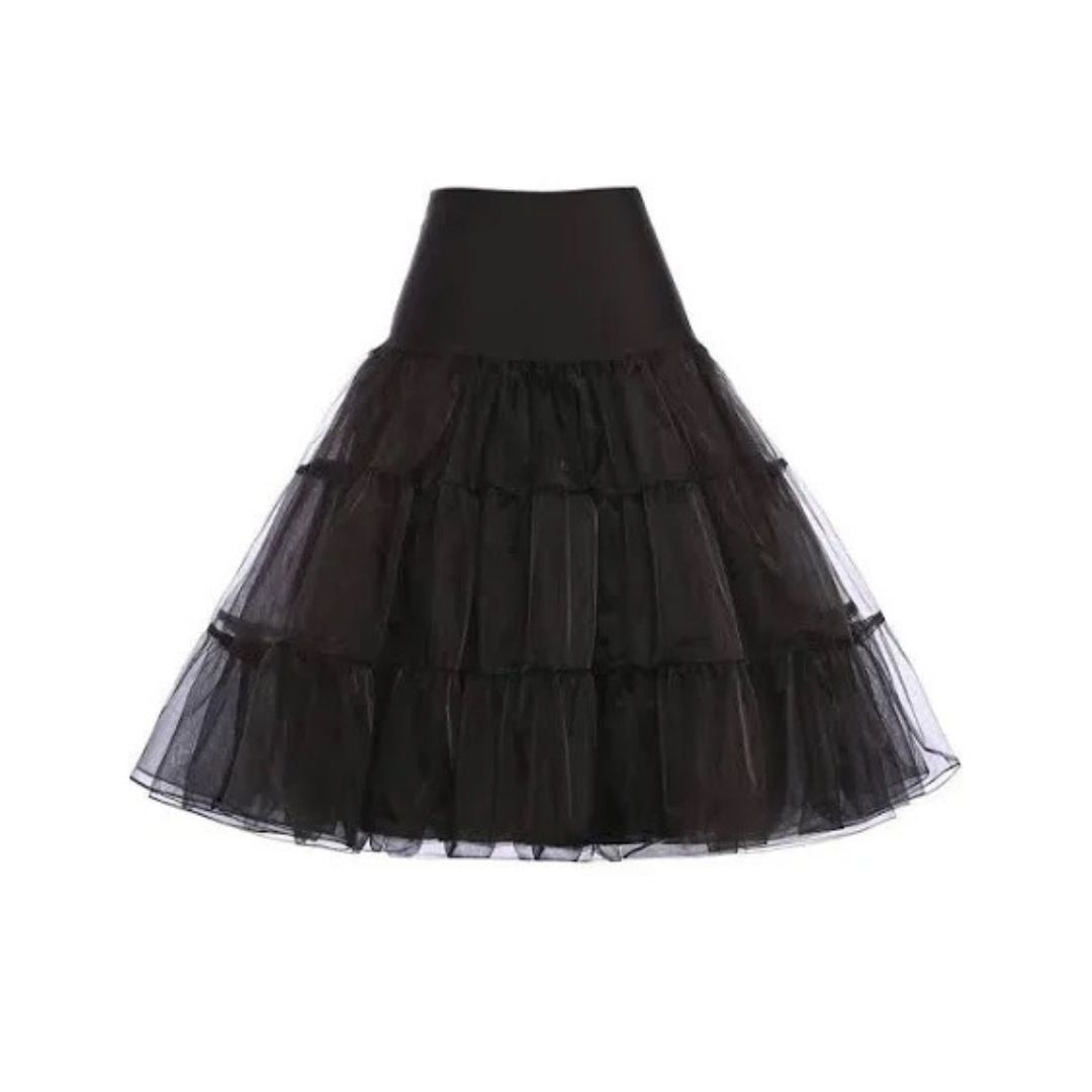Maid Costume Kit with Grace Karin Women 50s Petticoat Skirt