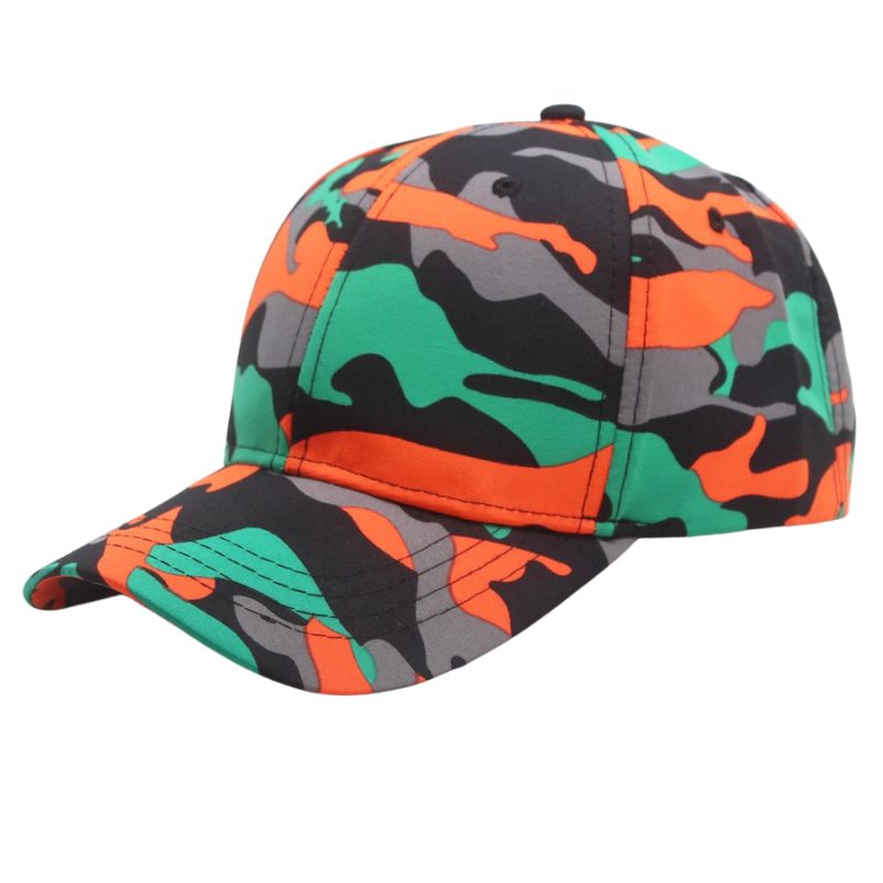 Camo Unisex Ballcap-Multi Colored