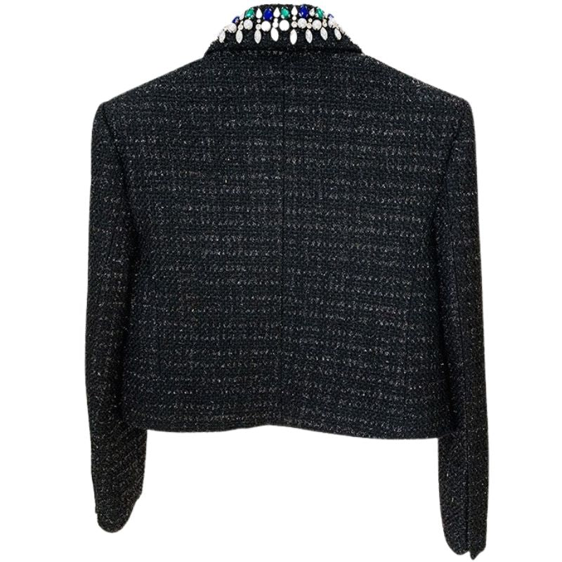 Woolen Beaded Jacket/Skirt