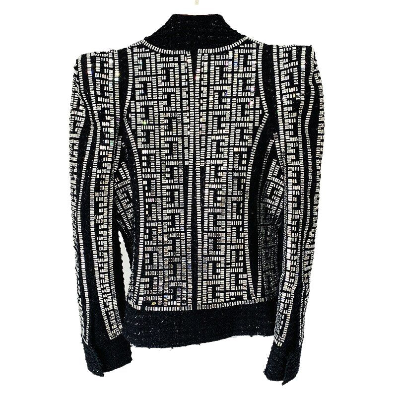 Shrug Blazer Jacket-Black